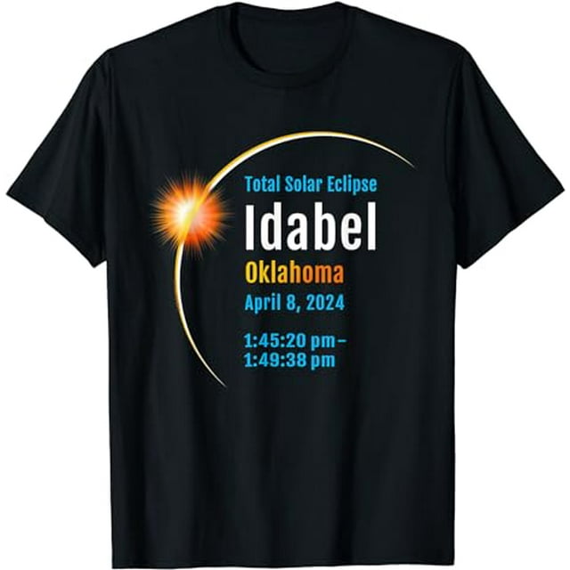 Idabel Oklahoma OK Total Solar Eclipse 2024 1 TShirt