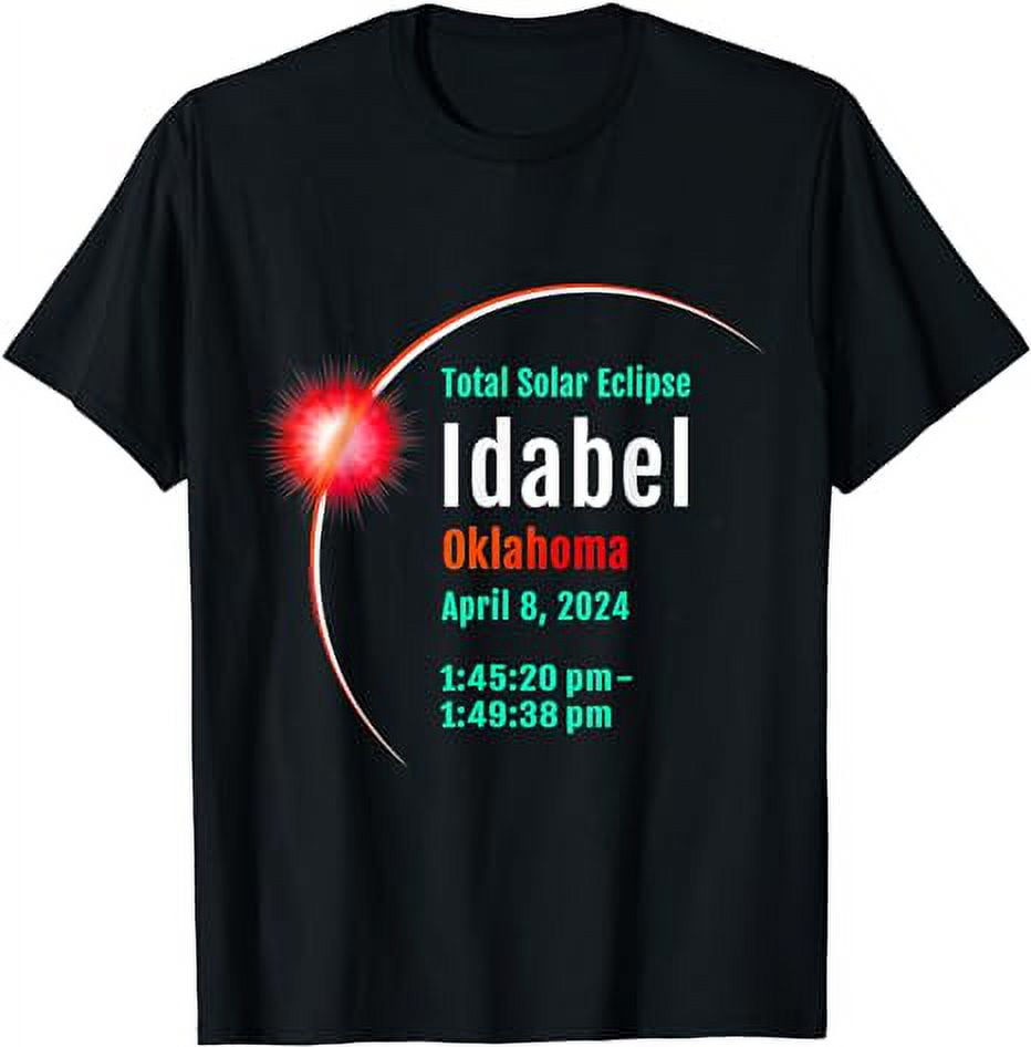 Idabel Oklahoma OK Total Solar Eclipse 2024 TShirt