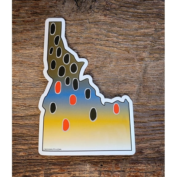 Idaho Brown Trout Skin Sticker Decal