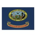 thumbnail image 1 of Idaho Cutting Board, Gem State Flag Design Nostalgic Logo in Vibrant Colors Illustration, Decorative Tempered Glass Cutting and Serving Board, in 3 Sizes, by Ambesonne, 1 of 2