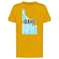thumbnail image 1 of Idaho Dotted Map Ts Tee Men's -Image by Shutterstock, 1 of 2