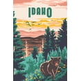 thumbnail image 1 of Idaho, Explorer Series (24x36 Giclee Gallery Art Print, Vivid Textured Wall Decor), 1 of 3