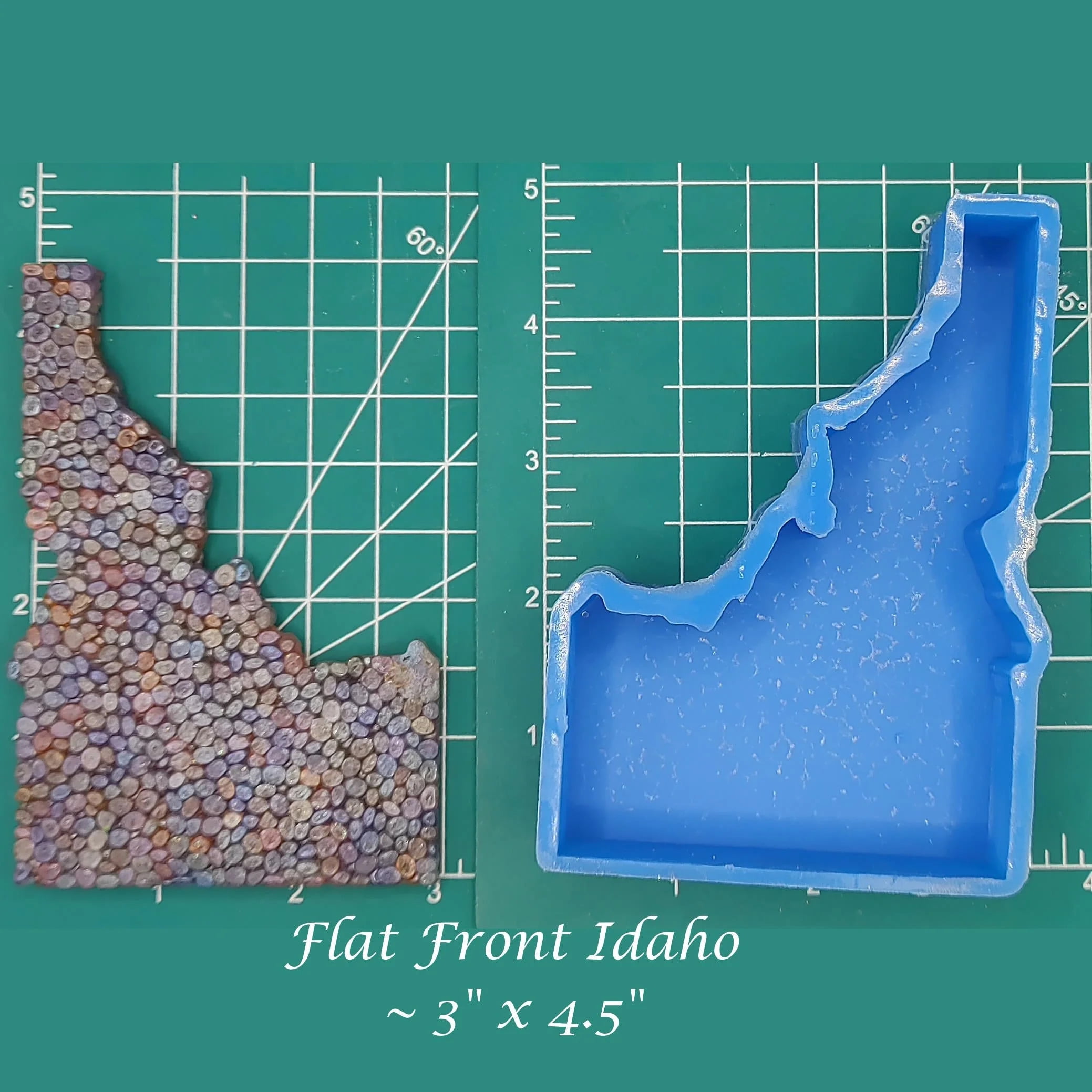 Idaho - Flat Front - Silicone Freshie Mold