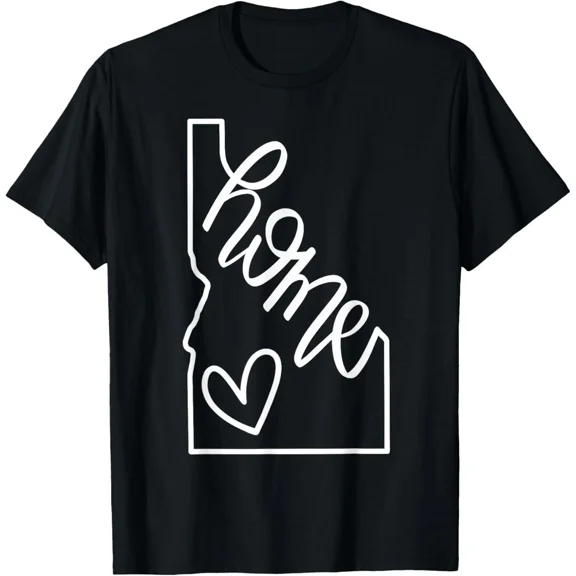 Idaho Home State Handlettered Local Pride Gift NG1175 Unisex T-Shirt, S-5XL