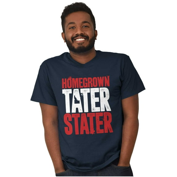 Idaho ID Local Homegrown Tater Stater Men's Graphic T Shirt Tees Brisco Brands M