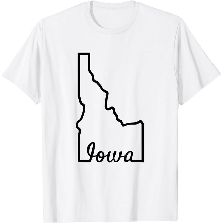 Idaho Iowa Funny Geography Mix Up T-Shirt Idaho Iowa Funny Geography Mix Up T-Shirt
