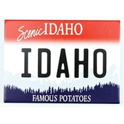 Idaho License Plate Fridge Collectors Souvenir Magnet 2.5" X 3.5"