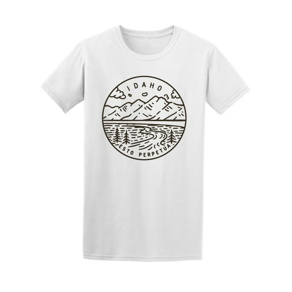 Idaho Logo T-Shirt Men -Image by Shutterstock, Male XX-Large