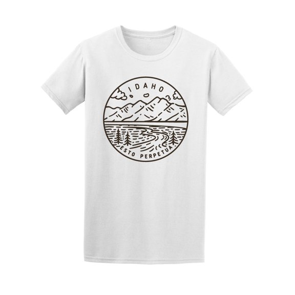 Idaho Logo T-Shirt Men -Image by Shutterstock, Male x-Large