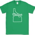 thumbnail image 1 of Idaho Native T-Shirt Funny Humor State Pride Location Gift Tee - Green, L, 1 of 1