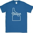 thumbnail image 1 of Idaho Native T-Shirt Funny Humor State Pride Location Gift Tee - Royal Blue, 3XL, 1 of 1