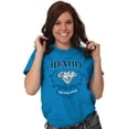 thumbnail image 1 of Idaho Pride Gem State Floral ID Women's Graphic T Shirt Tees Brisco Brands M, 1 of 6