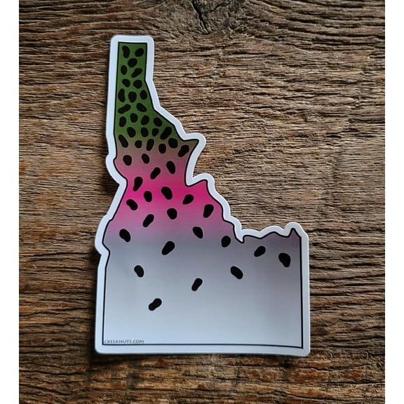 Idaho Rainbow Trout Skin Sticker Decal