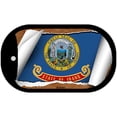 thumbnail image 1 of Idaho State Flag Scroll Metal Novelty Dog Tag Necklace DT-9018 2" x 1" Dog Tag (DT), 1 of 1
