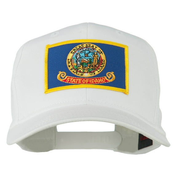 Idaho State High Profile Patch Cap - White OSFM