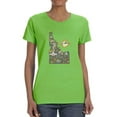 thumbnail image 1 of Idaho State Tourist Map T-Shirt Women -Image by Shutterstock, Female 4X-Large, 1 of 4