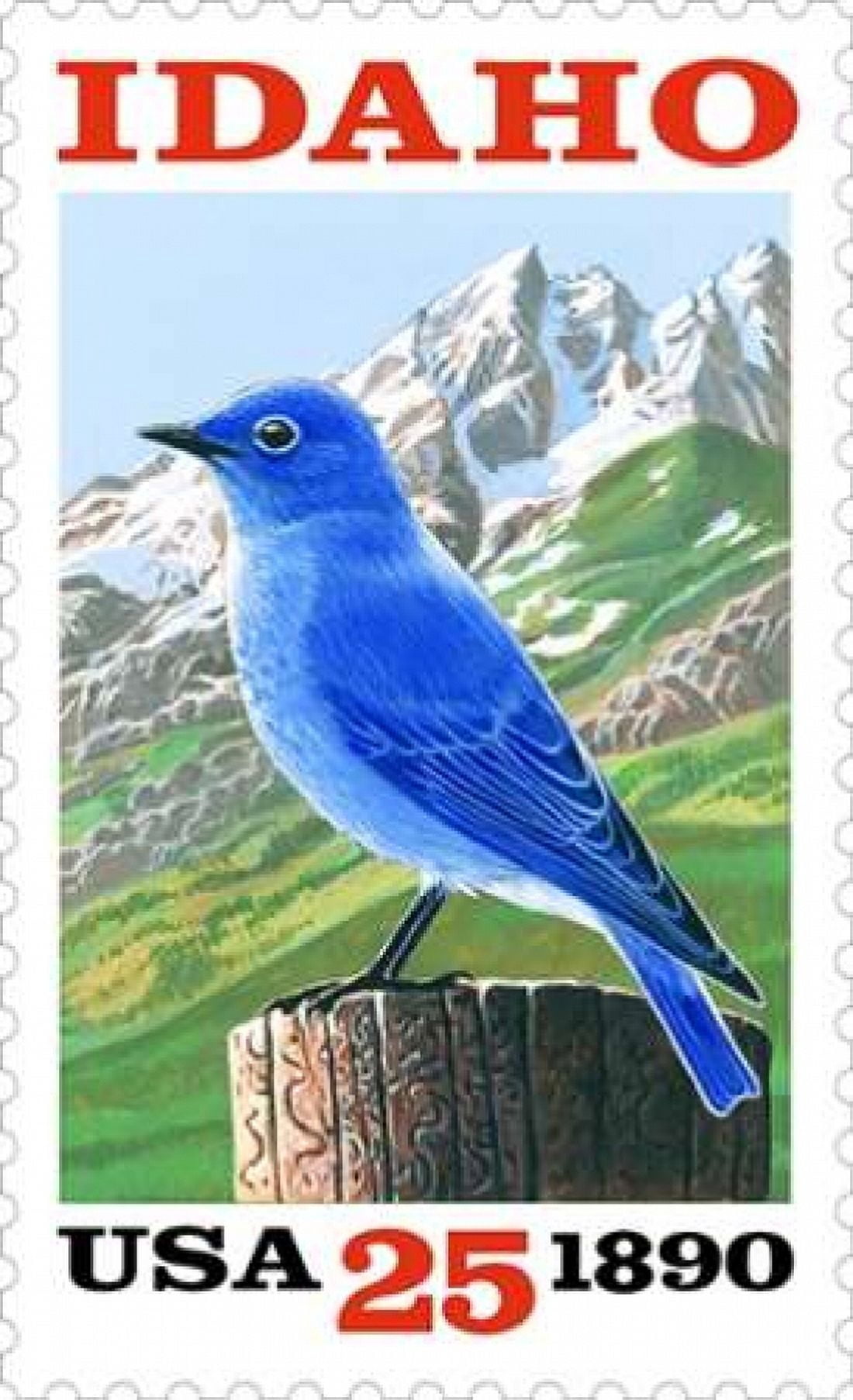 Idaho Statehood Canvas Art - US POSTAL SERVICE (12 x 18)