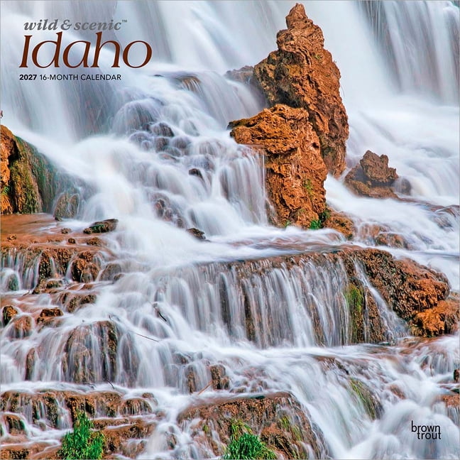 Idaho Wild & Scenic 2027 12 X 24 Inch (Hanging) Monthly Square Wall Calendar Plastic-Free, (Paperback)