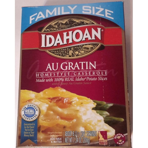 Idahoan, Au Gratin Casserole Family Size (Pack of 8)