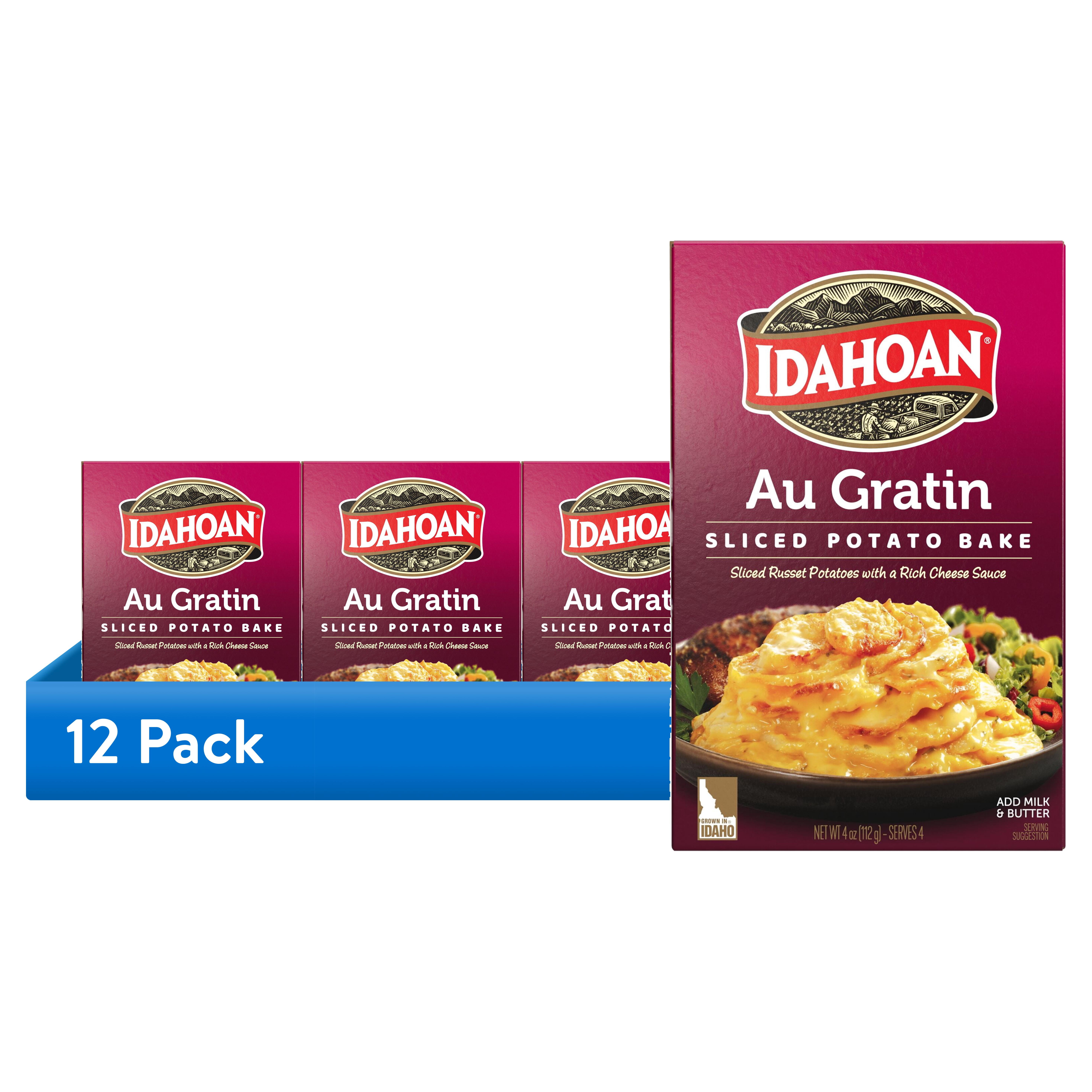 (12 pack) Idahoan Au Gratin Homestyle Casserole, 4 oz Box