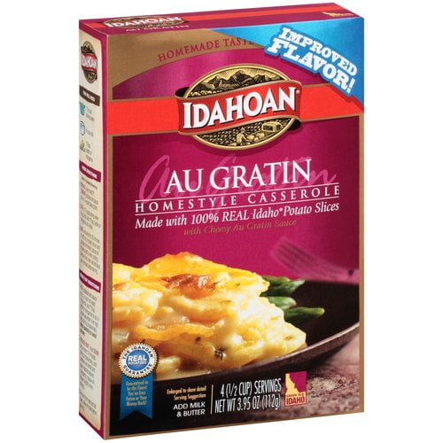 Idahoan Au Gratin Homestyle Potato Casserole, 3.95 oz Box