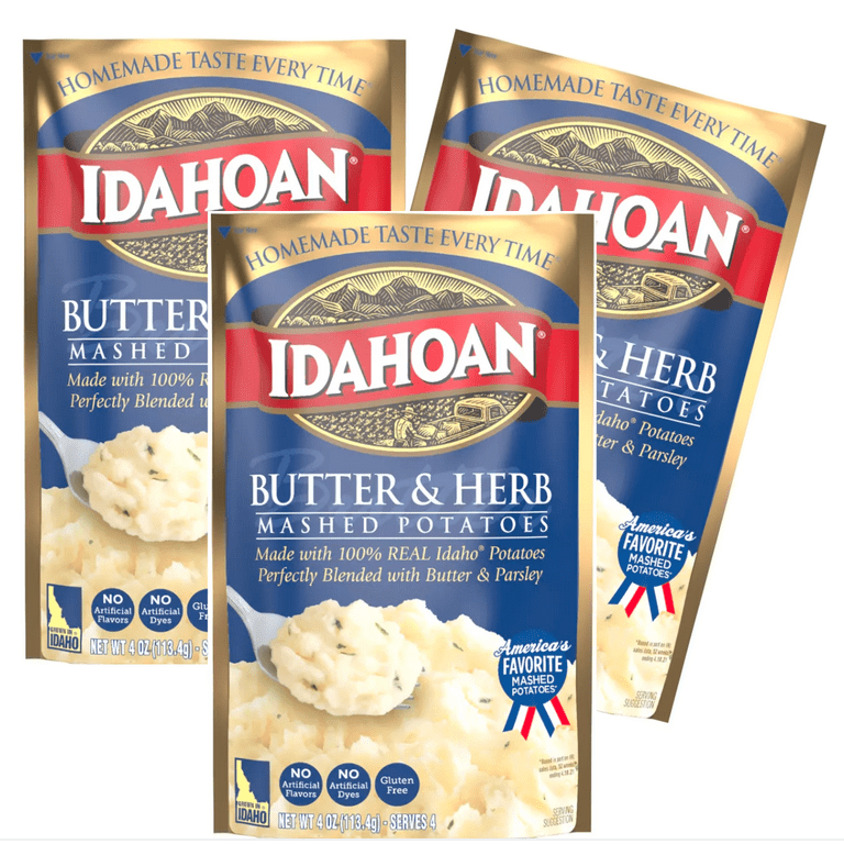 Idahoan butter and herb mashed potatoes new arrivals