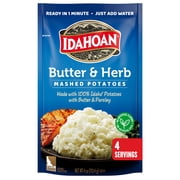 Idahoan Butter & Herb Mashed Potatoes, 4 oz Pouch