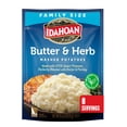thumbnail image 1 of Idahoan Butter & Herb Mashed Potatoes Family Size, 8 oz Pouch, 1 of 12
