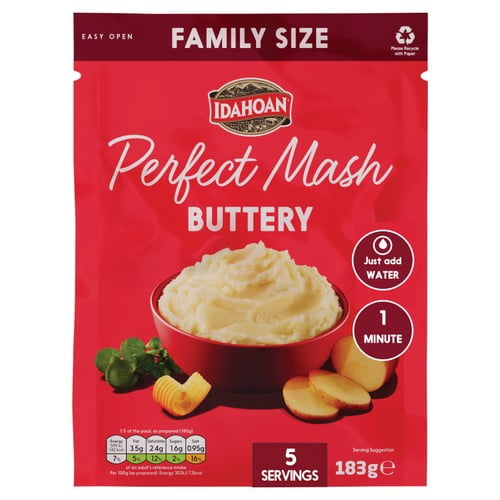 Idahoan Buttery Family Pack 183g, British Import (Pack of 2)