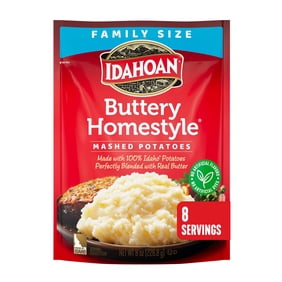 Idahoan Buttery Homestyle Mashed Potatoes Family Size, 8 oz Pouch
