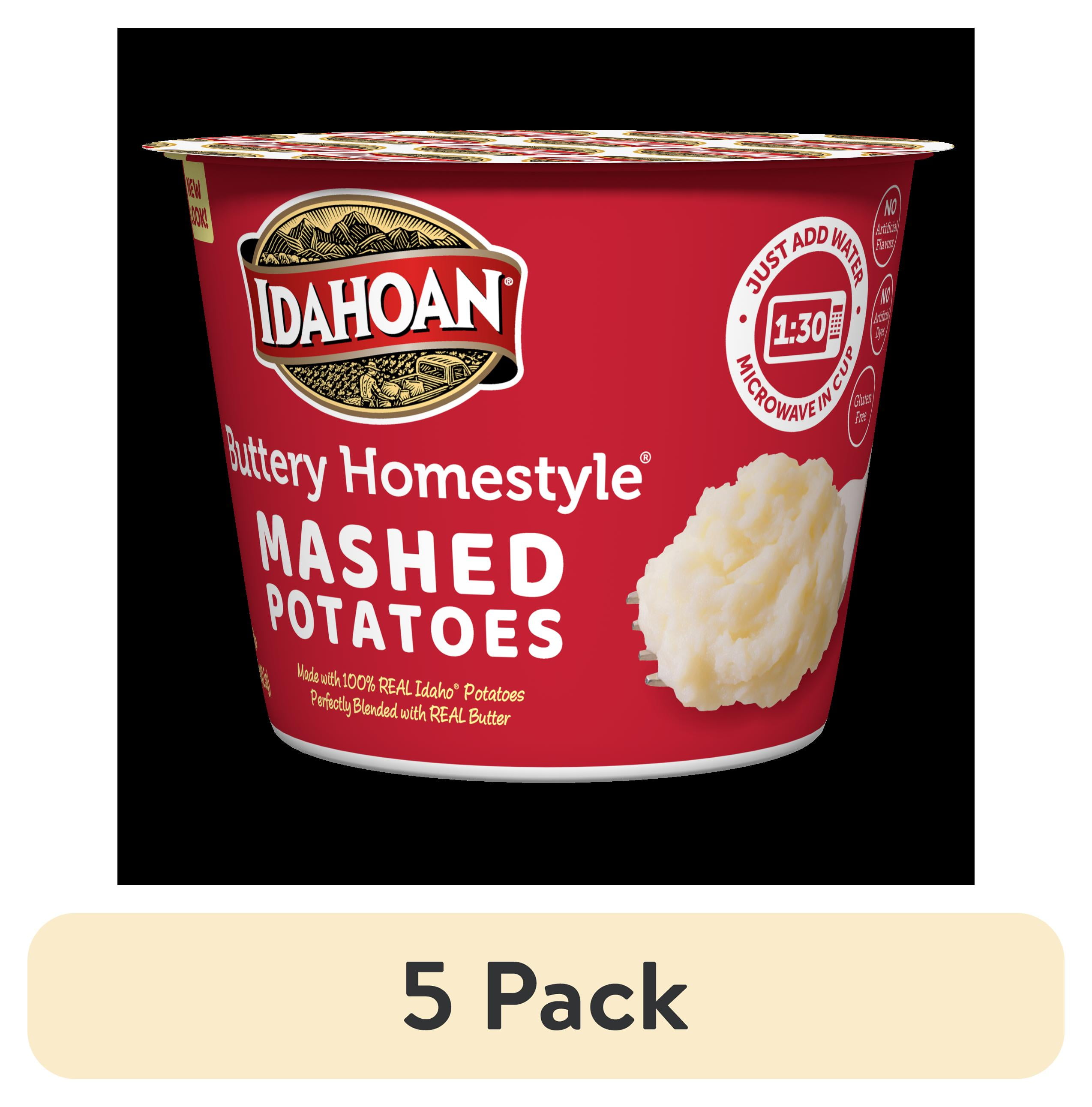 Idahoan Buttery Homestyle® Mashed Potatoes Family Size, 8 oz Pouch (Pack of  8)