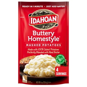 Idahoan Buttery Homestyle Mashed Potatoes, 4 oz Pouch