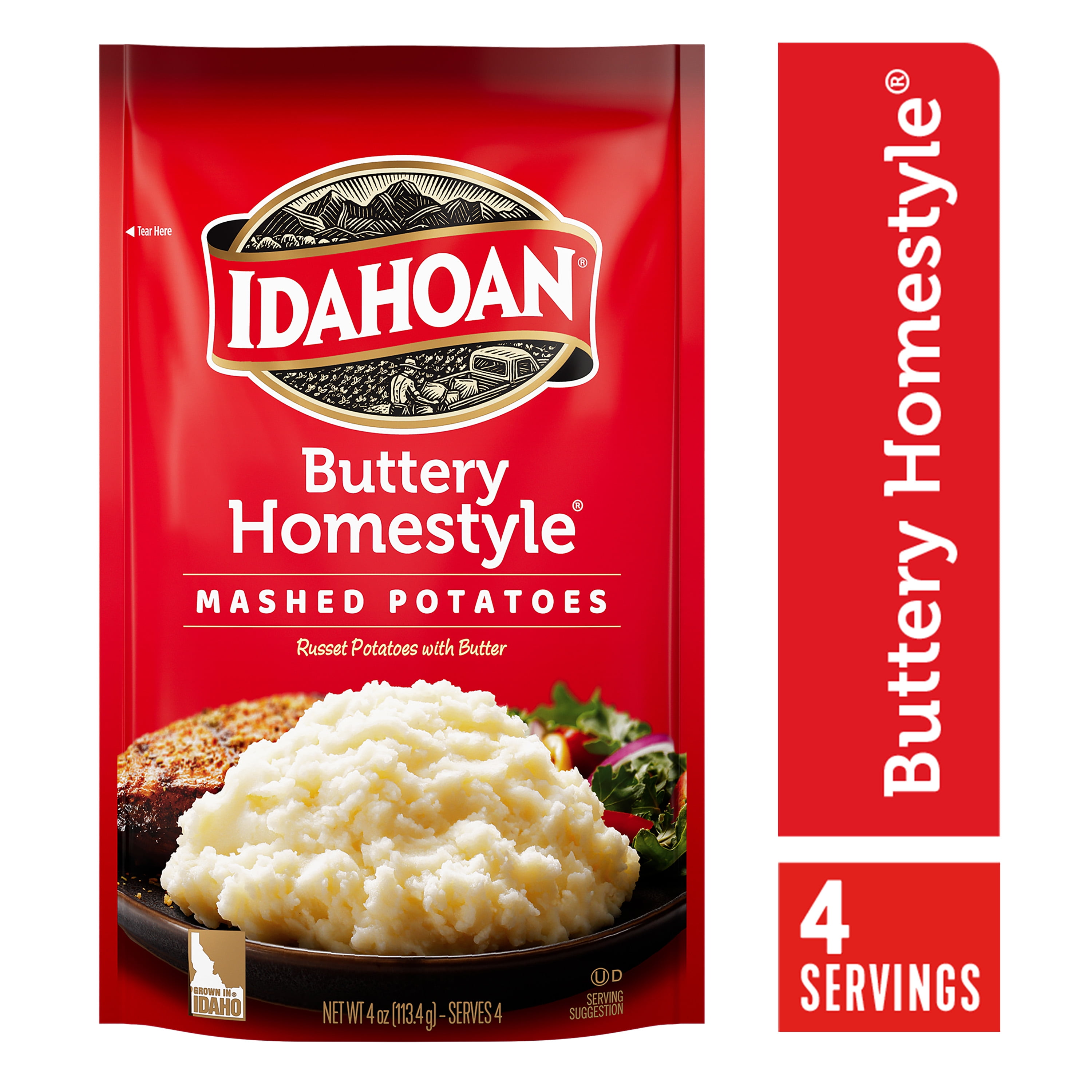 Idahoan Buttery Homestyle Mashed Potatoes , 4 oz