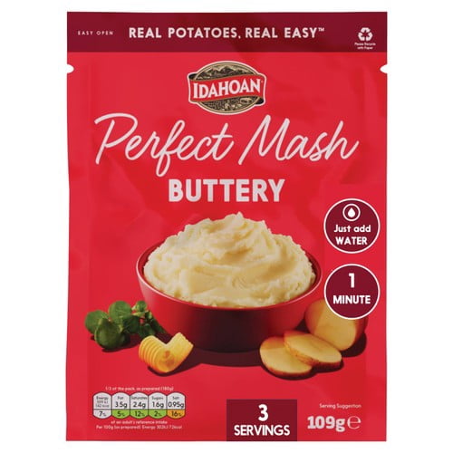 Idahoan Buttery Mash 109g, British Import (Pack of 2)