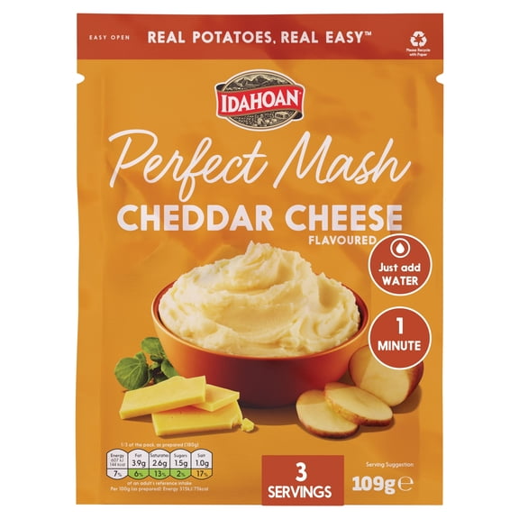 Idahoan Cheese Mash 109G, Imported from Britain