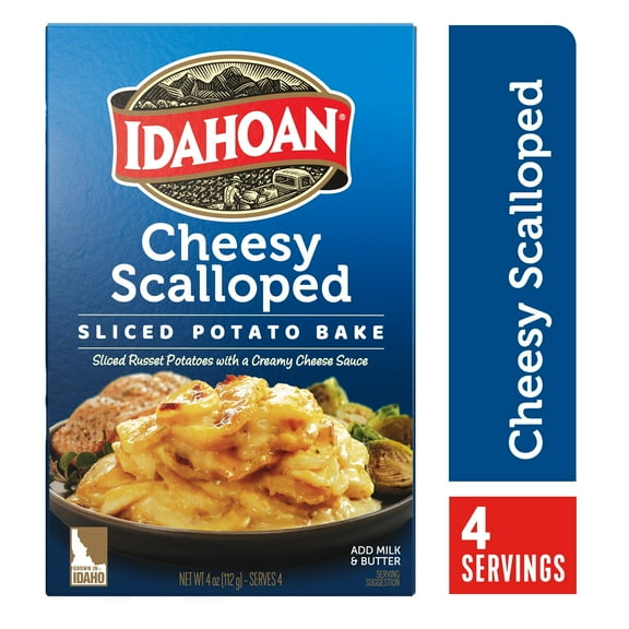 Idahoan Cheesy Scalloped Homestyle Casserole Side Dish, 4 oz