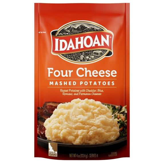 Idahoan Four Cheese Mashed Potatoes 4 oz. (Pack of 72)