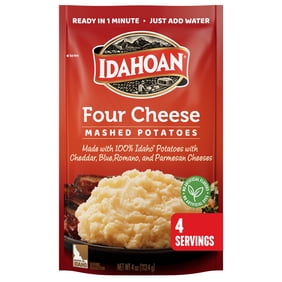 Idahoan Four Cheese Mashed Potatoes, 4 oz Pouch