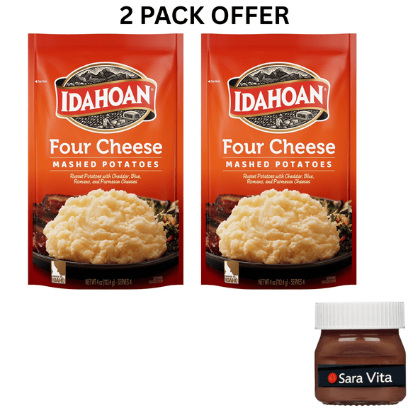 Idahoan Four Cheese Mashed Potatoes, 4 oz