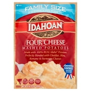 Idahoan Four Cheese Mashed Potatoes Family Size, 8 oz Pouch