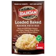 Idahoan Loaded Baked Mashed Potatoes Side Dish, 4 oz