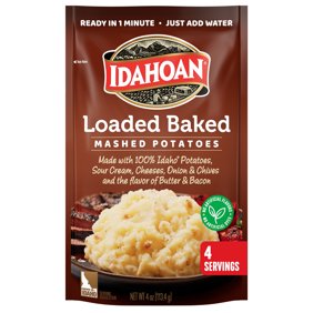 Idahoan Loaded Baked Mashed Potatoes, 4 oz Pouch