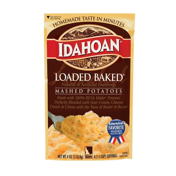 Idahoan Loaded Baked Mashed Potatoes 4 oz. (Pack of 60)