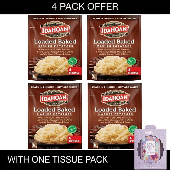 Idahoan Loaded Baked Mashed Potatoes, 4 oz