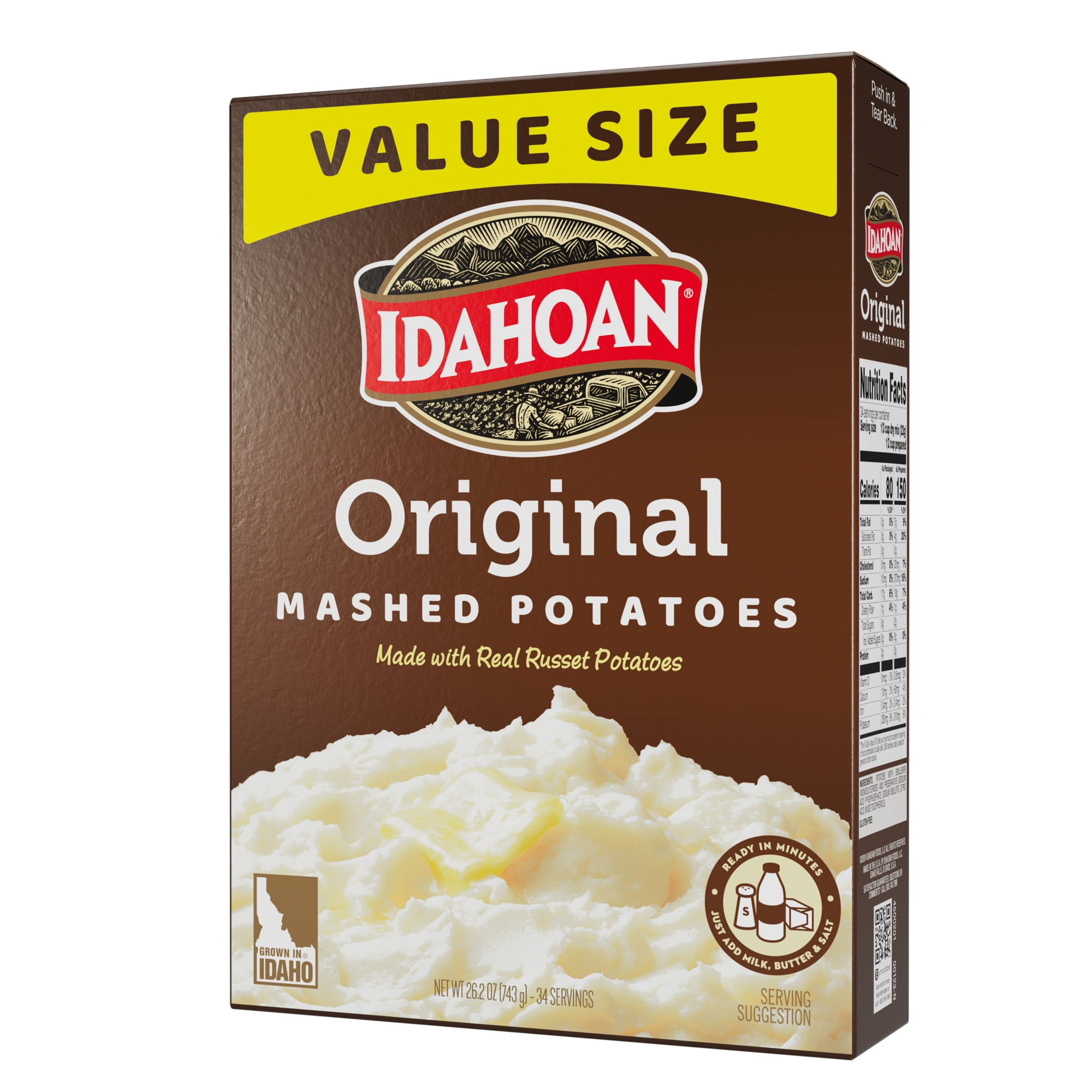 Idahoan 26.2 oz Original Mashed Potatoes 26.2 oz