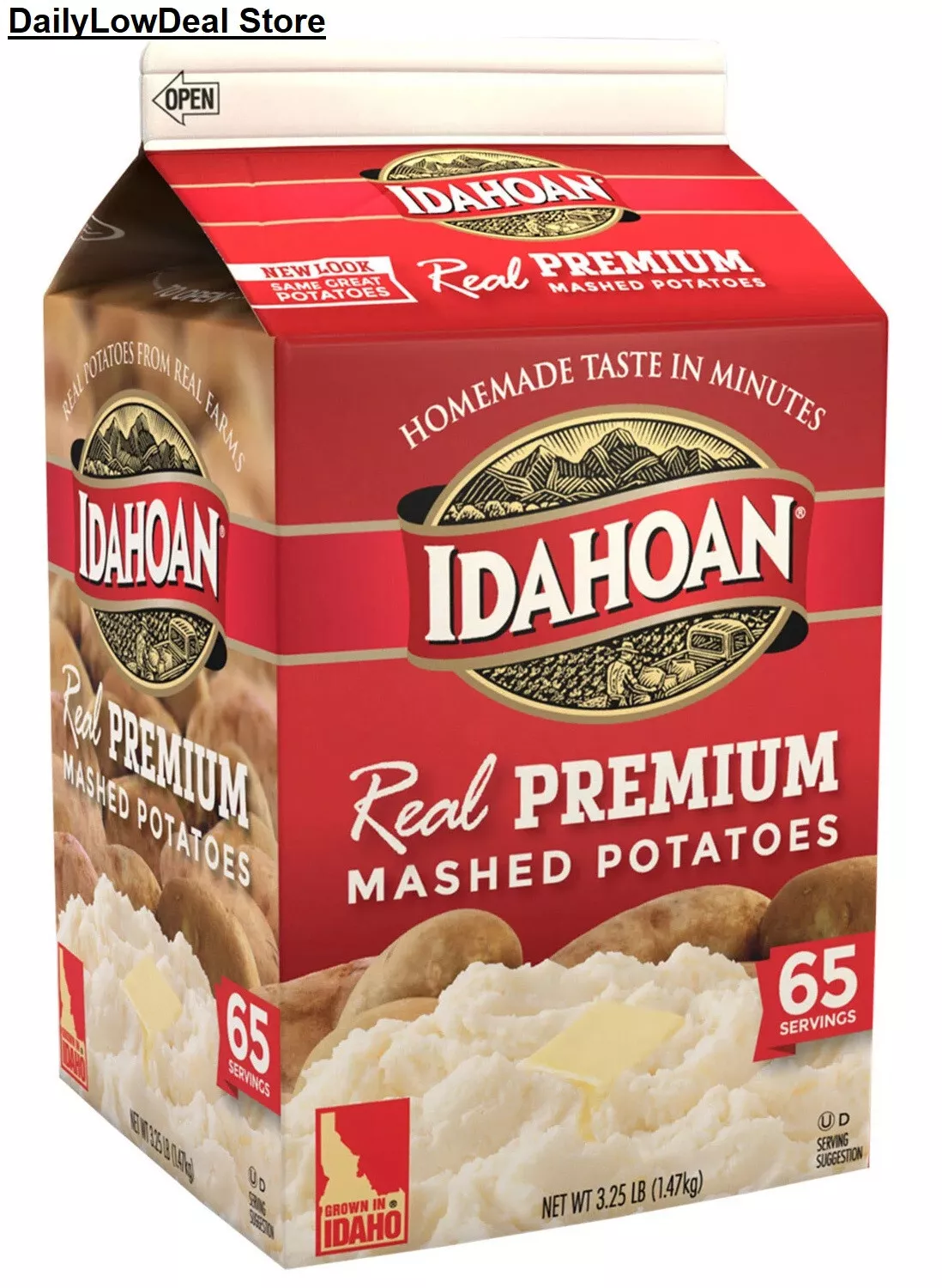 Idahoan Real Premium Mashed Potatoes 3.25 lb