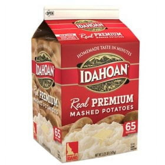 Idahoan Real Mashed Gable Carton, Premium, Valuue 2 Pack ( 3.25lb Carton Each )