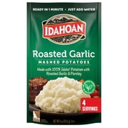 Idahoan Roasted Garlic Mashed Potatoes, 4 oz Pouch