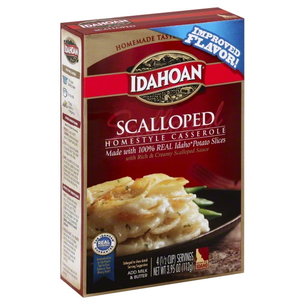 Idahoan Scalloped Homestyle Potato Casserole, 3.95 oz Box
