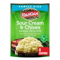 thumbnail image 1 of Idahoan Sour Cream & Chives Mashed Potatoes Family Size, 8 oz Pouch, 1 of 10